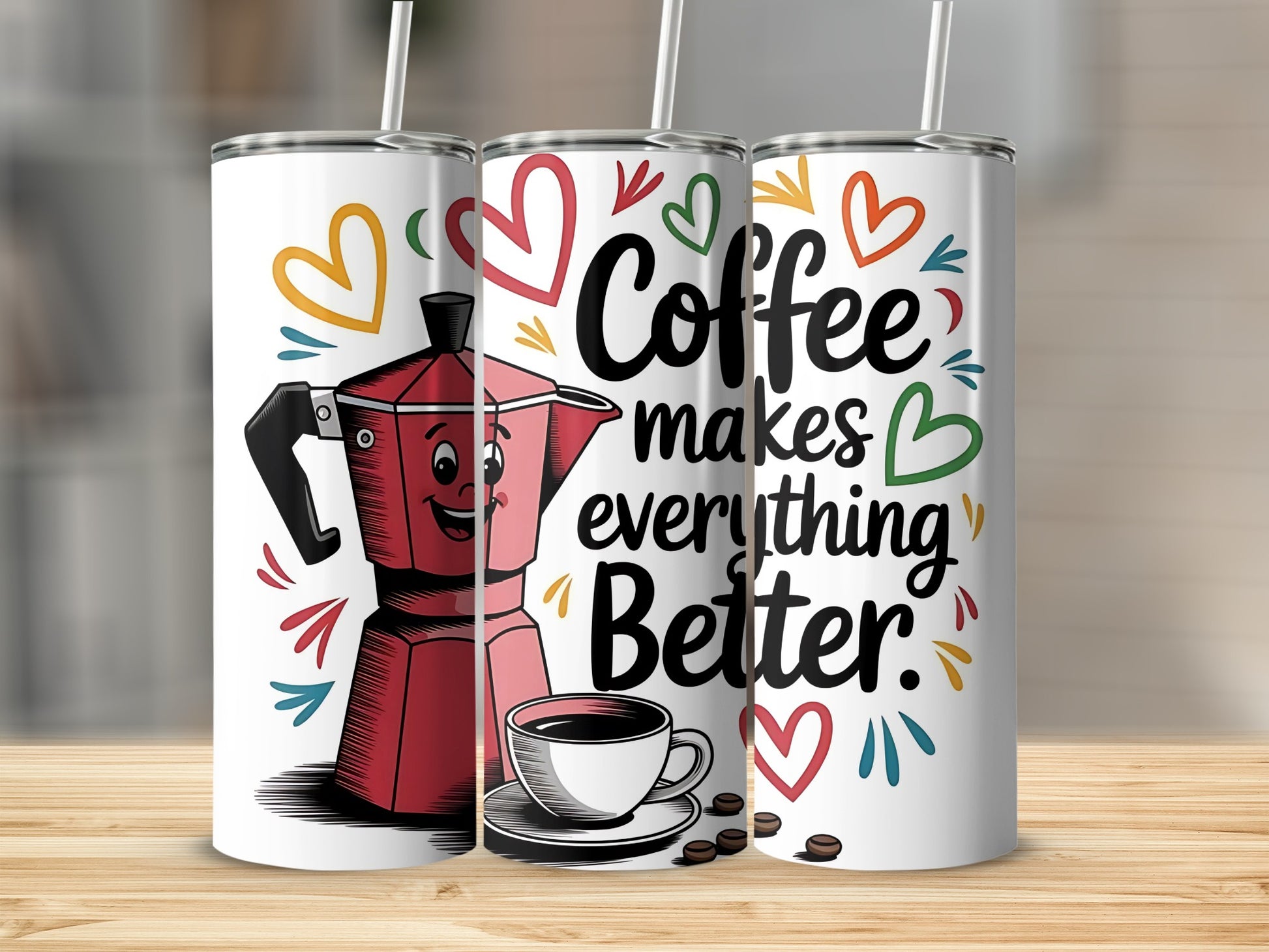 Coffee Makes Everything Better Travel Mug