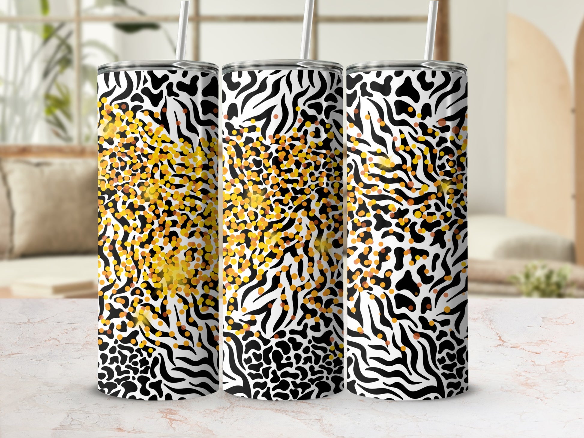 Bright Wild Animal Print Tumbler product