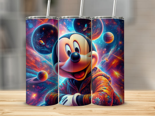 Cosmic Cartoon Character Galaxy Tumbler