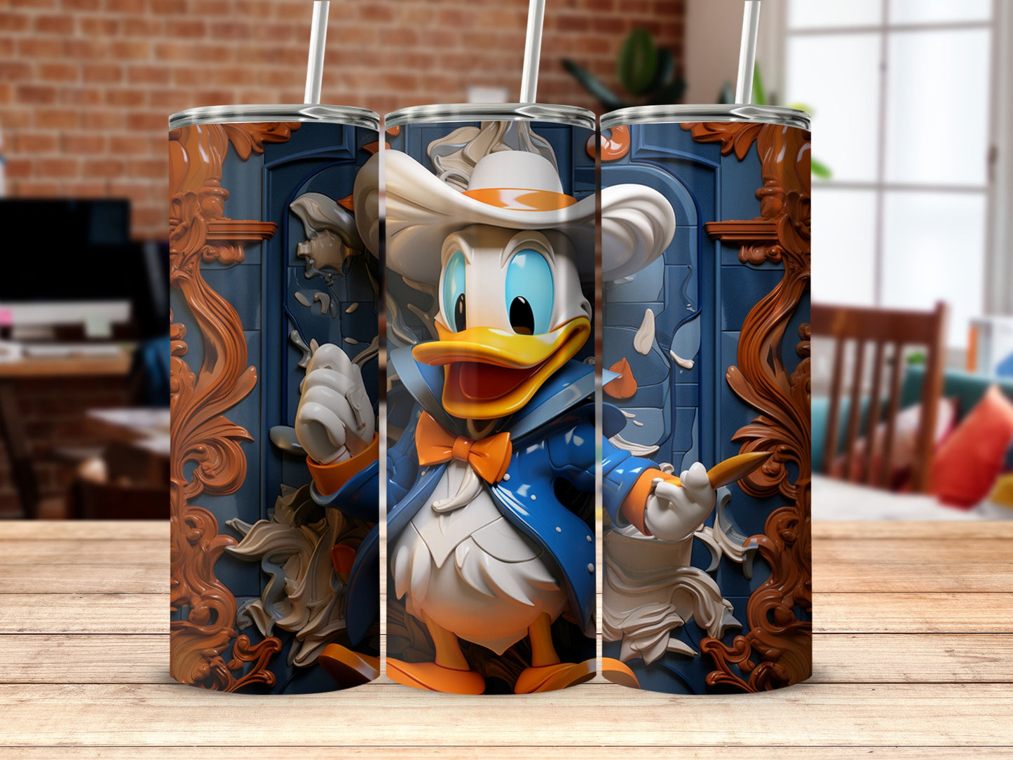 Cartoon Character Artistic Design Insulated Tumbler