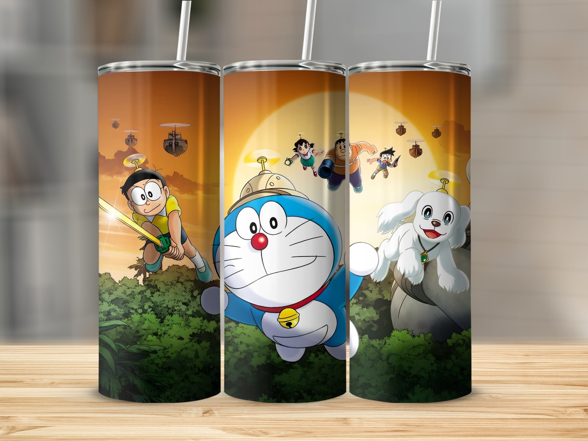 Adventure Cartoon Characters Insulated Tumbler