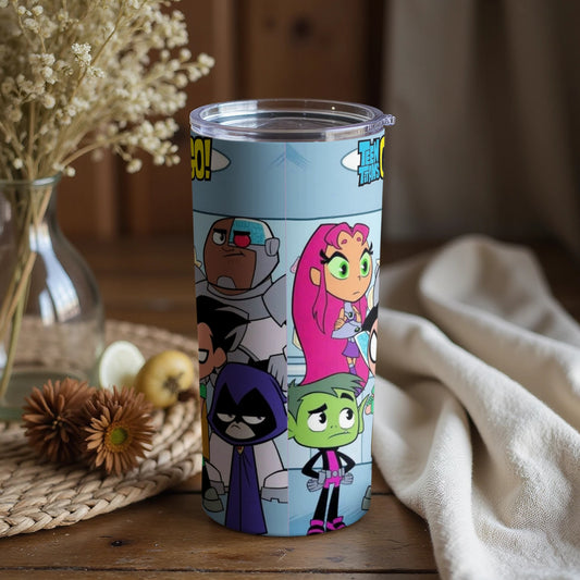 Teen Titans Go Characters Insulated Drink Tumbler Cup