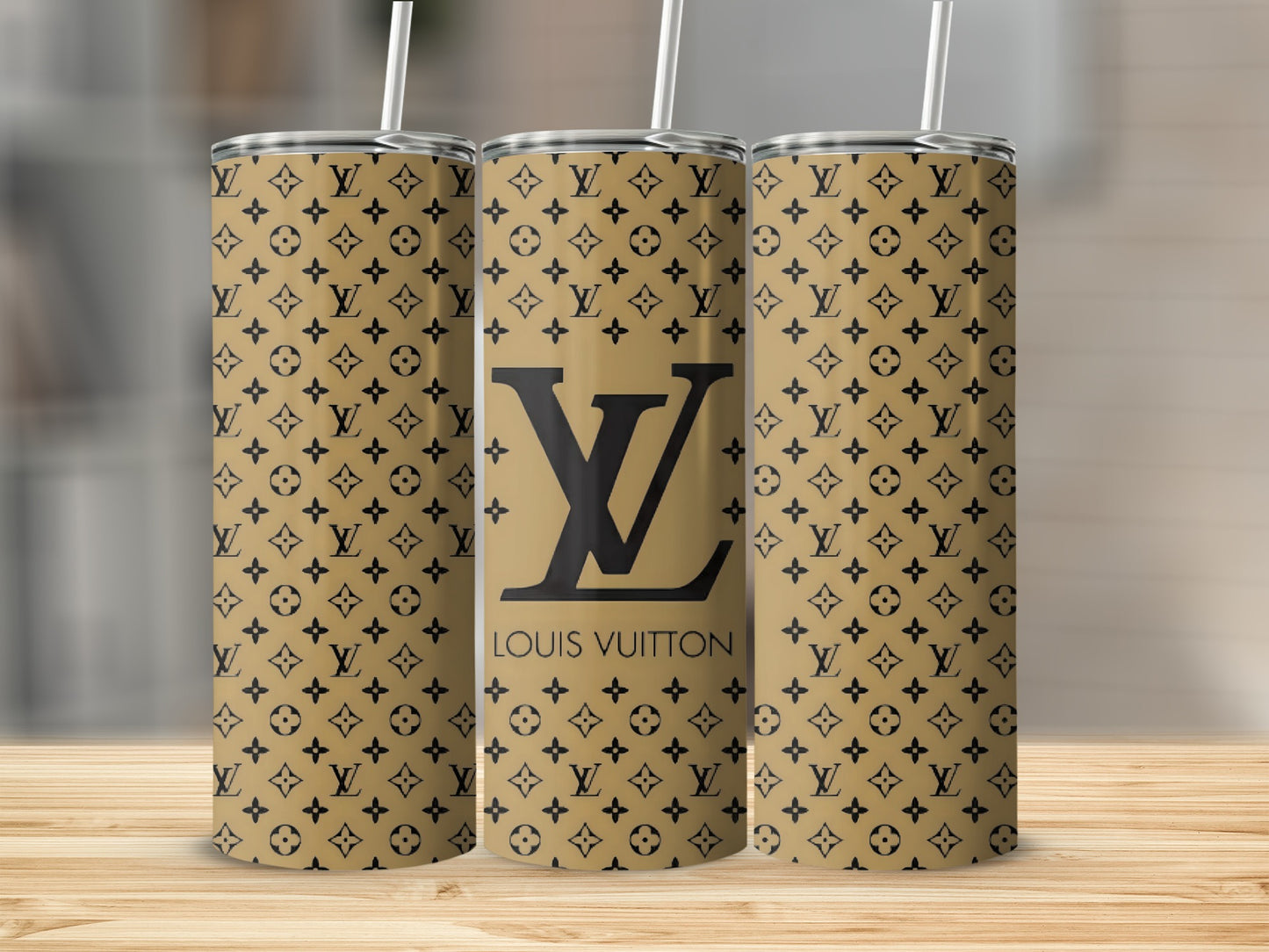 Trendy Louis Vuitton Inspired Tumbler 20 oz Cup Product