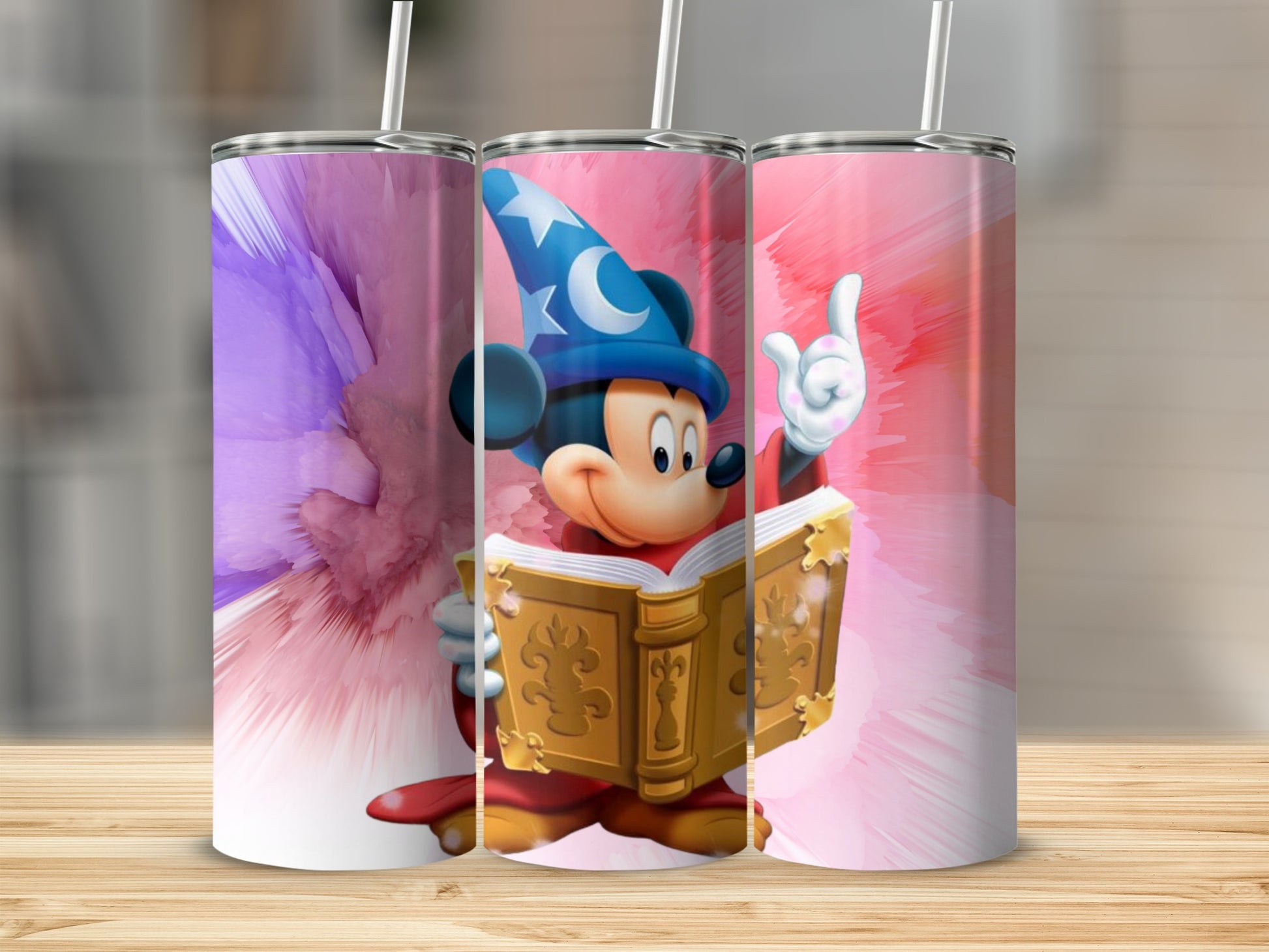Magical Mouse Reading Book Design Tumbler