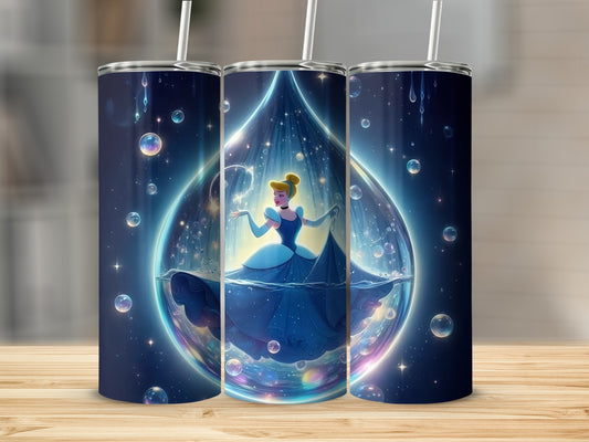 Fairy Tale Princess in Magical Bubble Tumbler