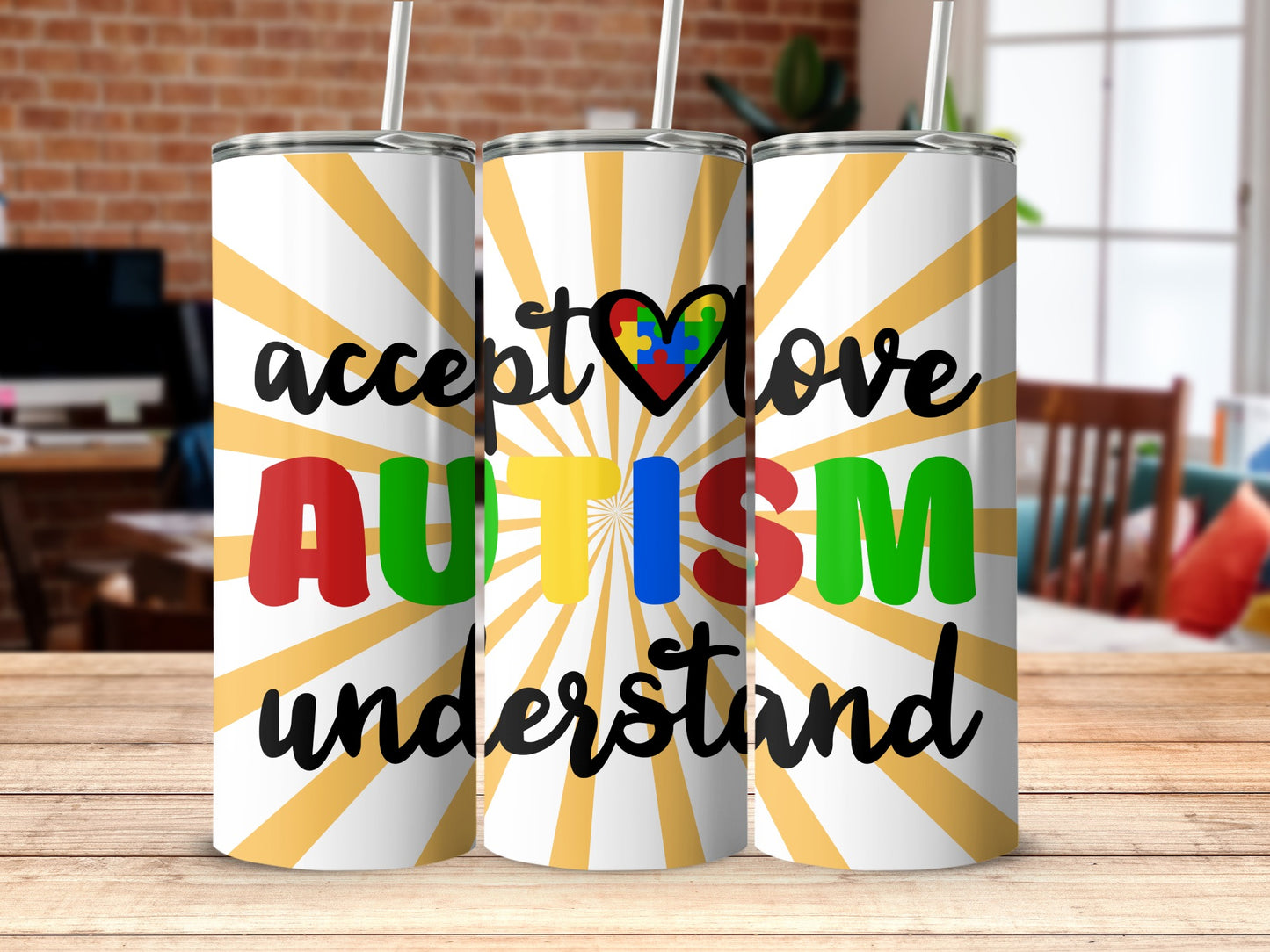 Accept Love Autism Understand Insulated Tumbler Product