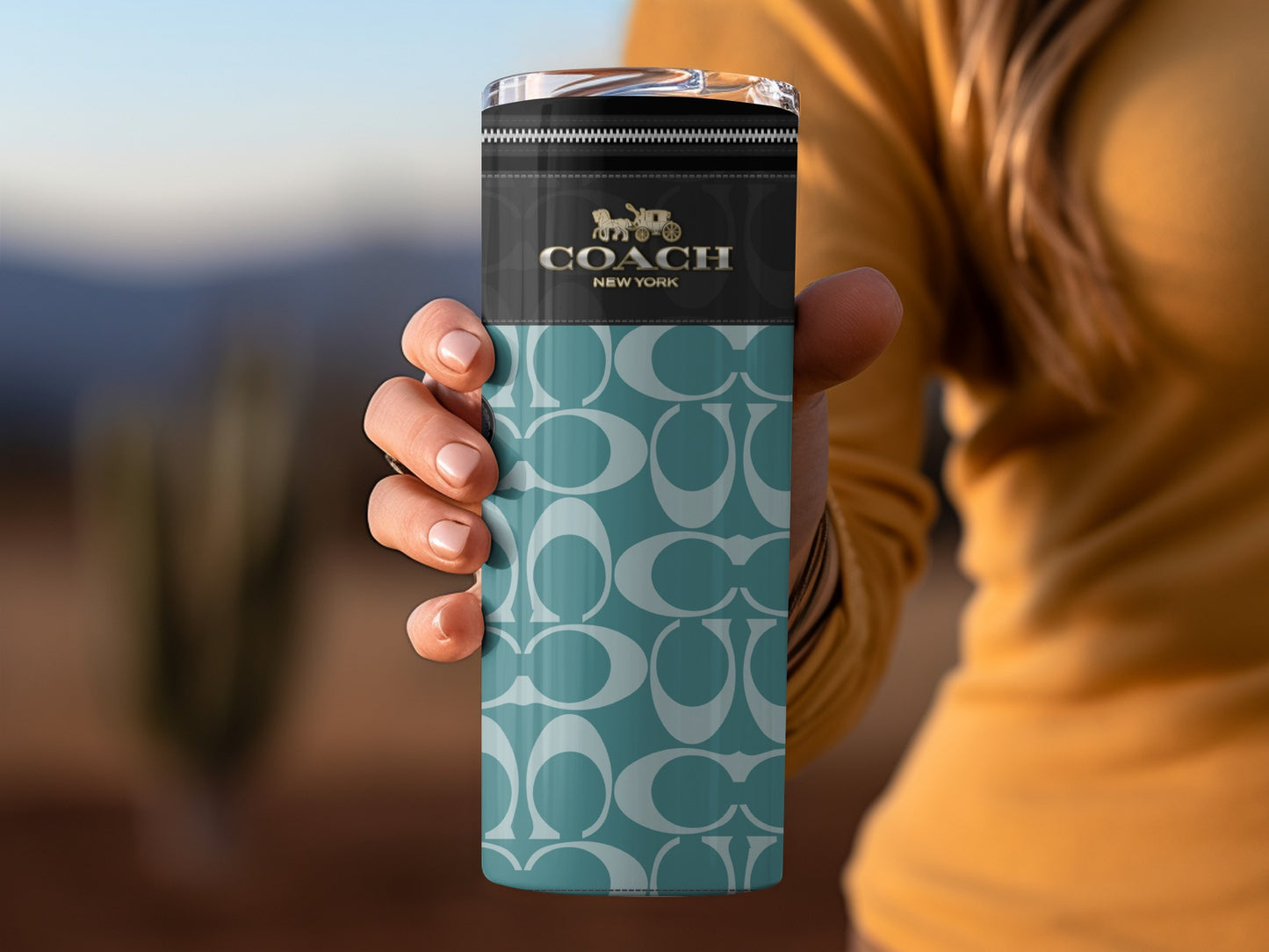 Stylish Coach New York Designer Travel Mug