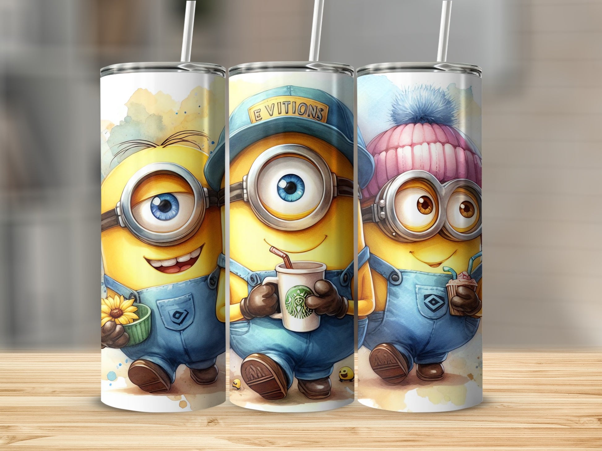 Adorable Characters Themed Tumblers for Beverages