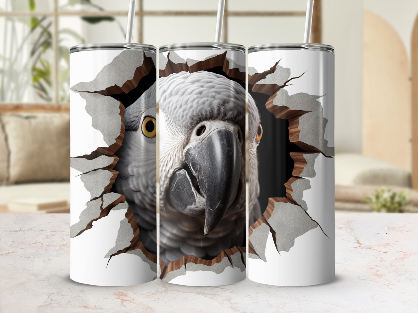 African Grey Parrot Emerging Cracked Pattern Tumbler product type
African Grey Parrot
Grey Parrot
Parrot
Bird
Pet Bird
Exotic Bird
Tumbler
Drinkware
Insulated Tumbler
Cracked Design
Breakthrough Effect
Animal Design
Wildlife Art
Unique Tumbler
Gift For Bird Lovers
Pet Lover Gift
Feathered Friend
Cool Tumbler
Novelty Drinkware
Animal Themed