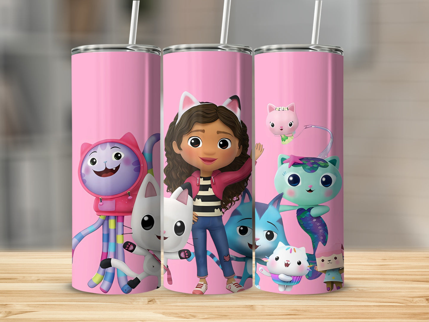 Cute Cartoon Characters Insulated Tumblers for Kids