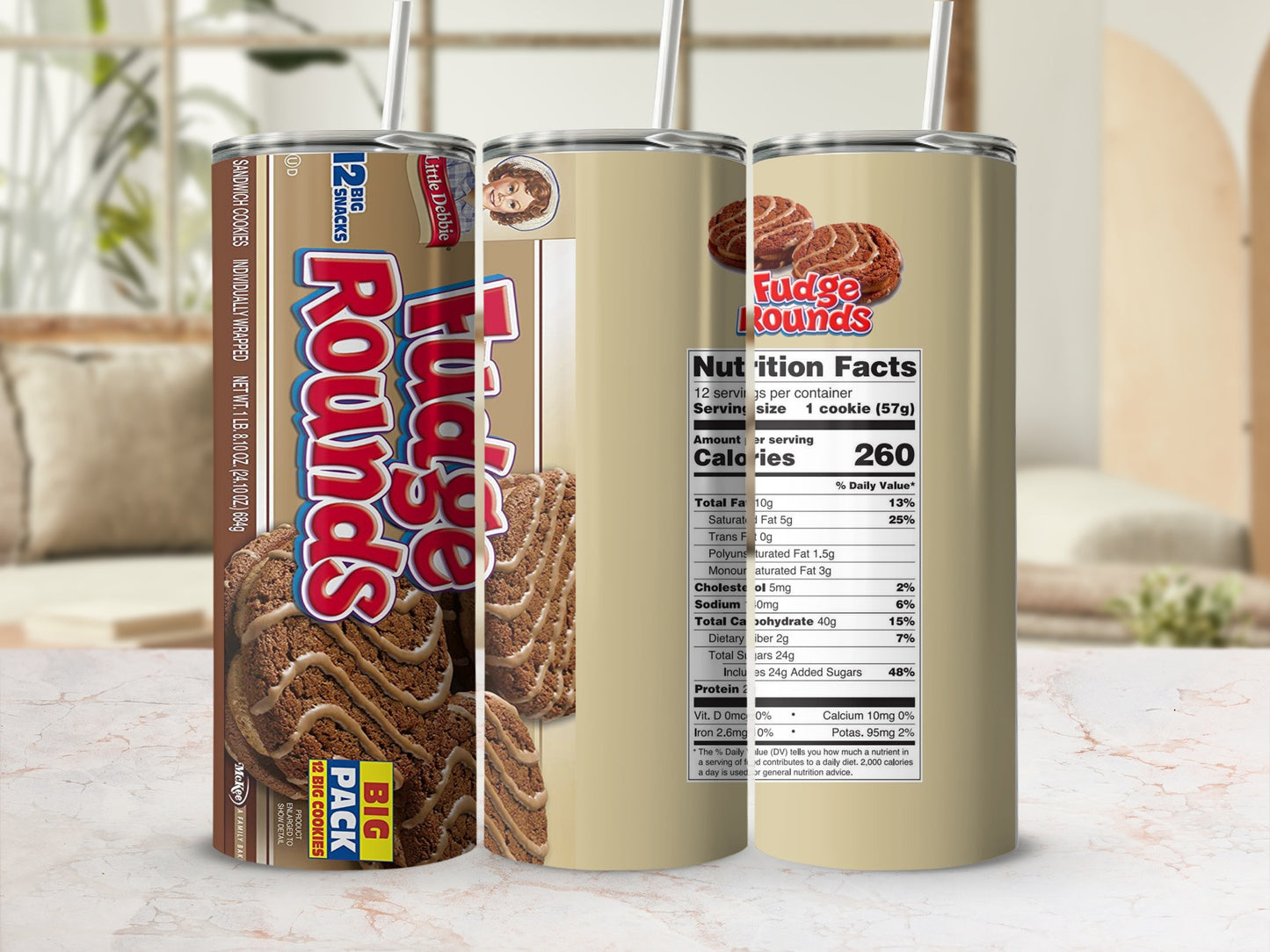 Little Debbie Fudge Rounds 12 Big Cookies product type