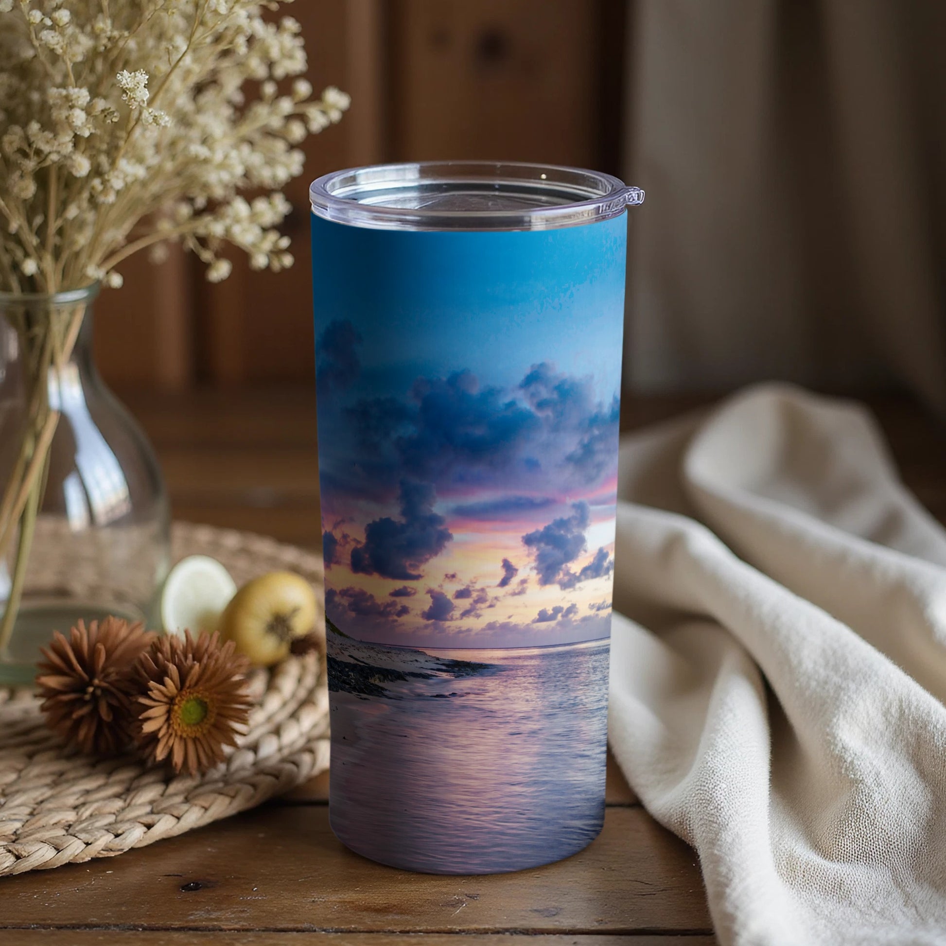 Stunning Sunset Scene Insulated Tumbler Cup