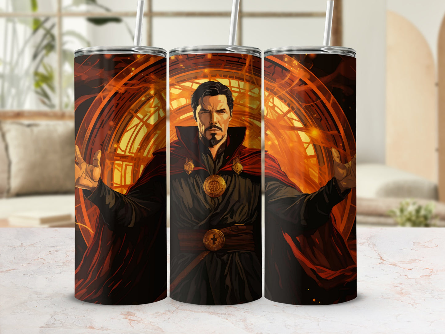 Marvel Themed Doctor Strange Stainless Steel Tumbler