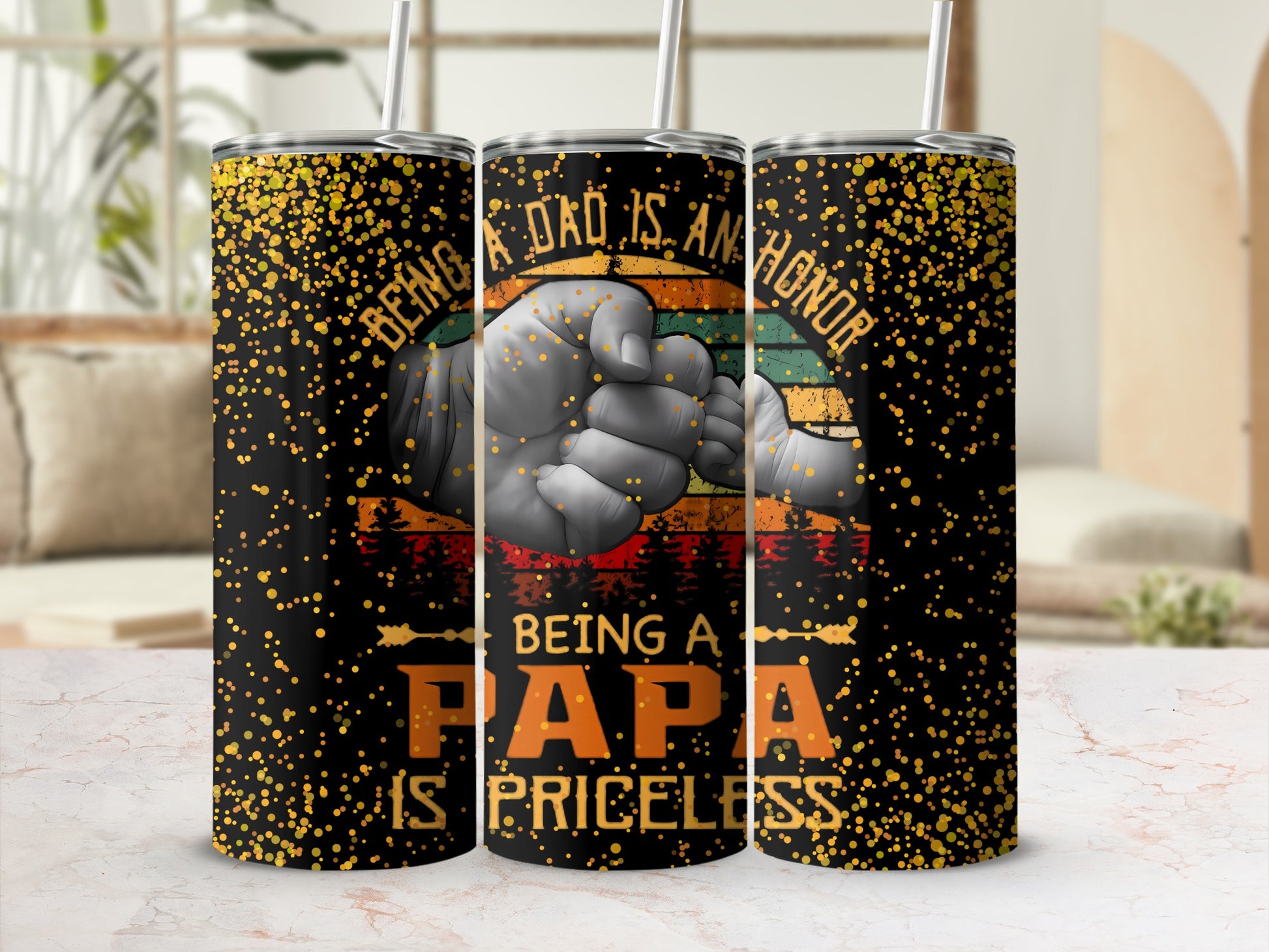 Being A Papa Is Priceless Tumbler for Dad