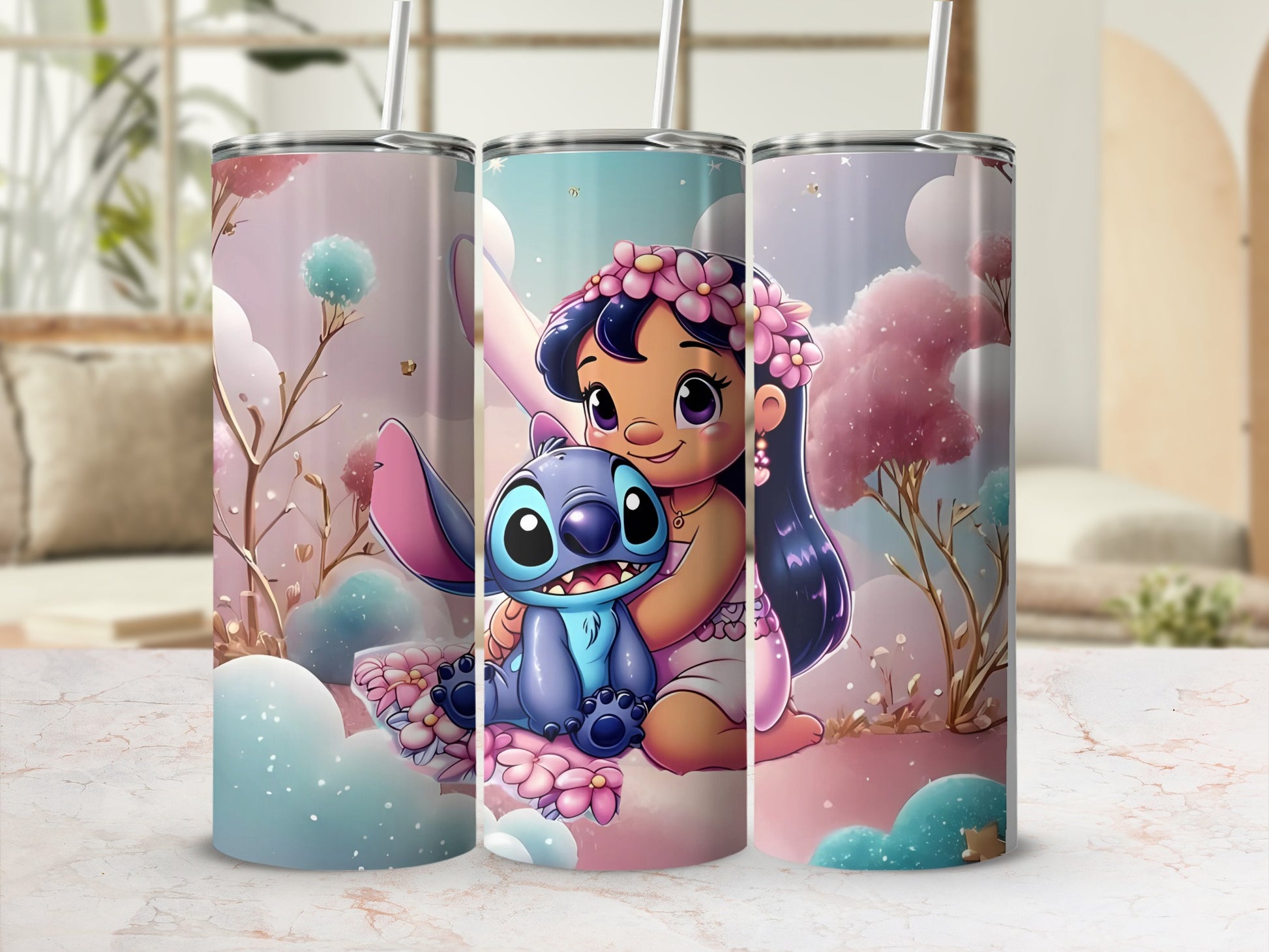 Cute Cartoon Character Design Stainless Steel Tumbler