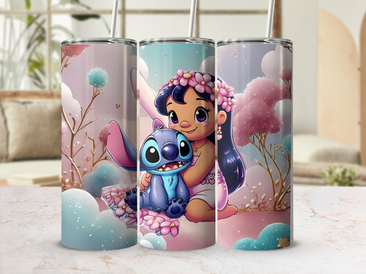 Cute Cartoon Character Design Stainless Steel Tumbler