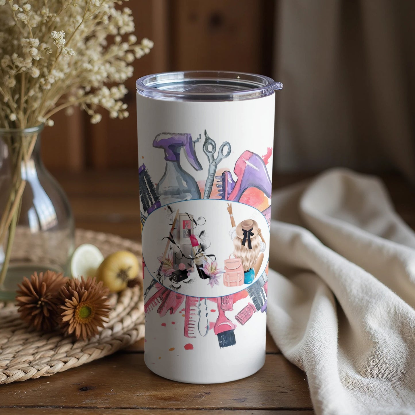 Creative Art Tool Design Insulated Tumbler for Everyday Use