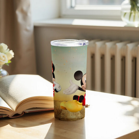 Cute Disney Mickey and Pluto Tumbler for Kids Adults