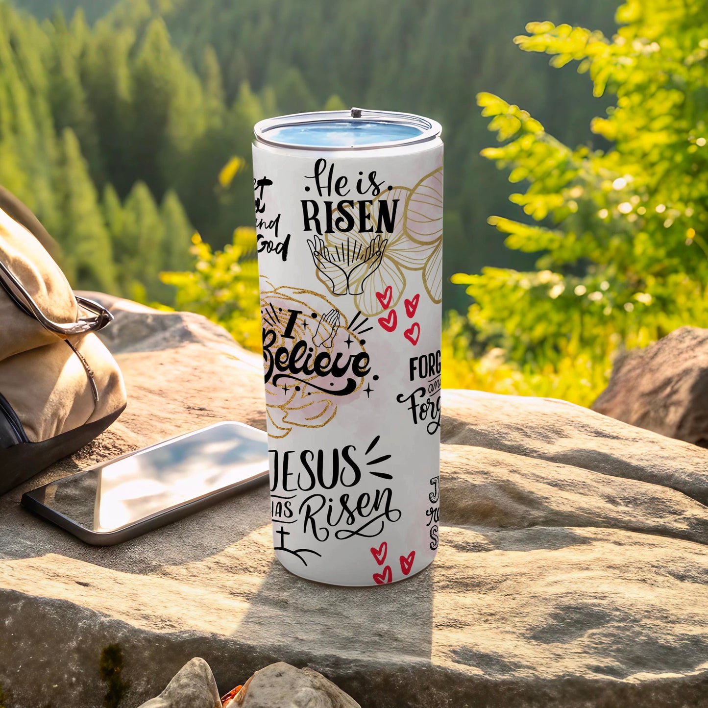 He Is Risen Jesus Has Risen Inspirational Tumbler