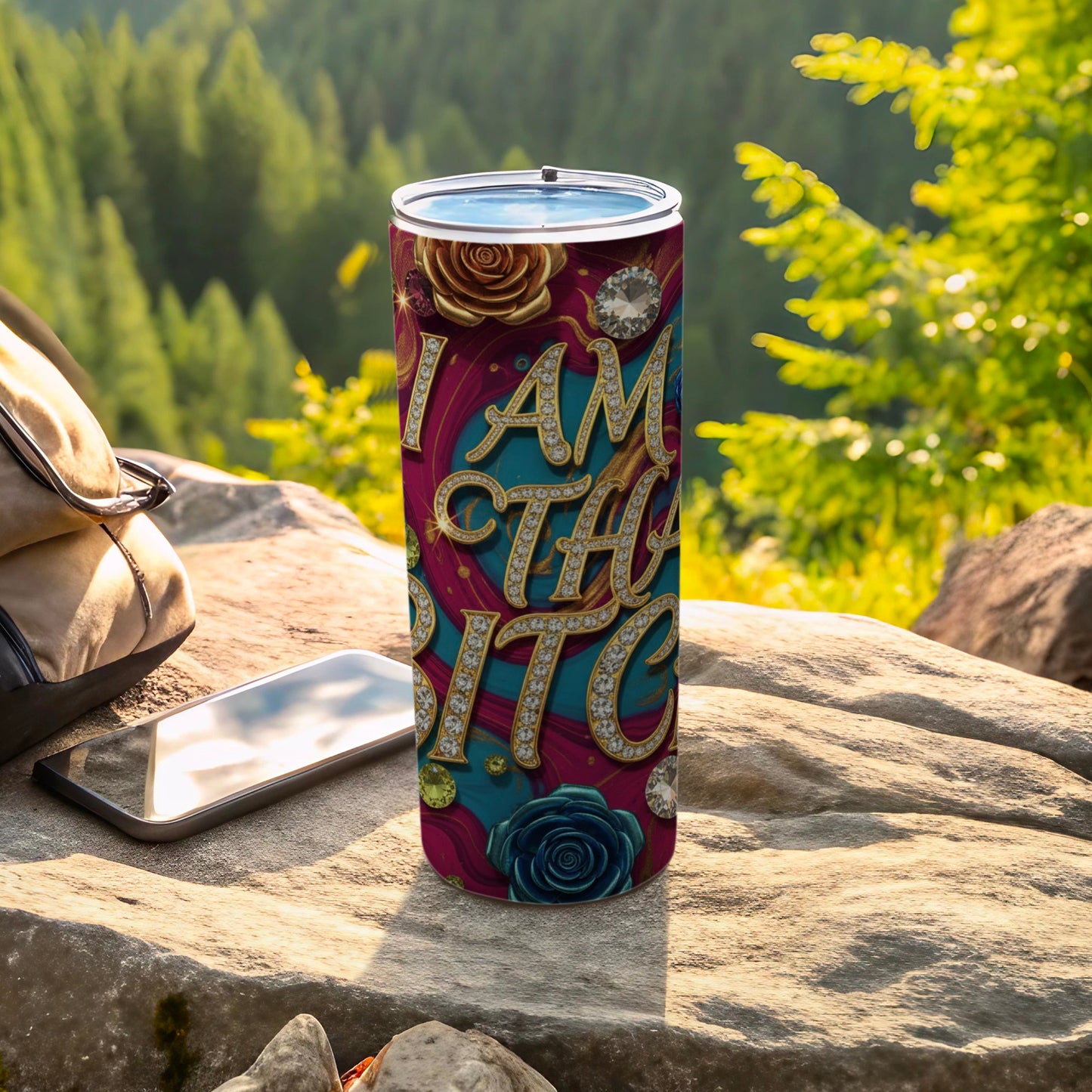 I Am The Bitch Insulated Travel Tumbler Cup 20 oz