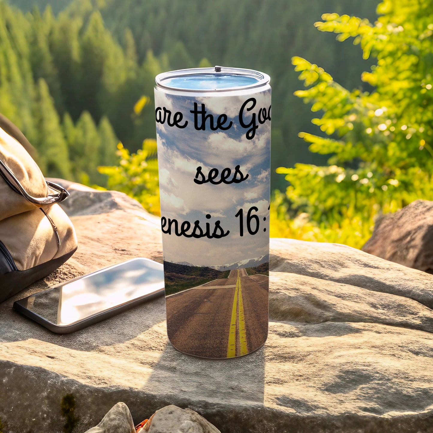 Genesis 16 Inspirational Tumbler for Travel or Outdoor Use