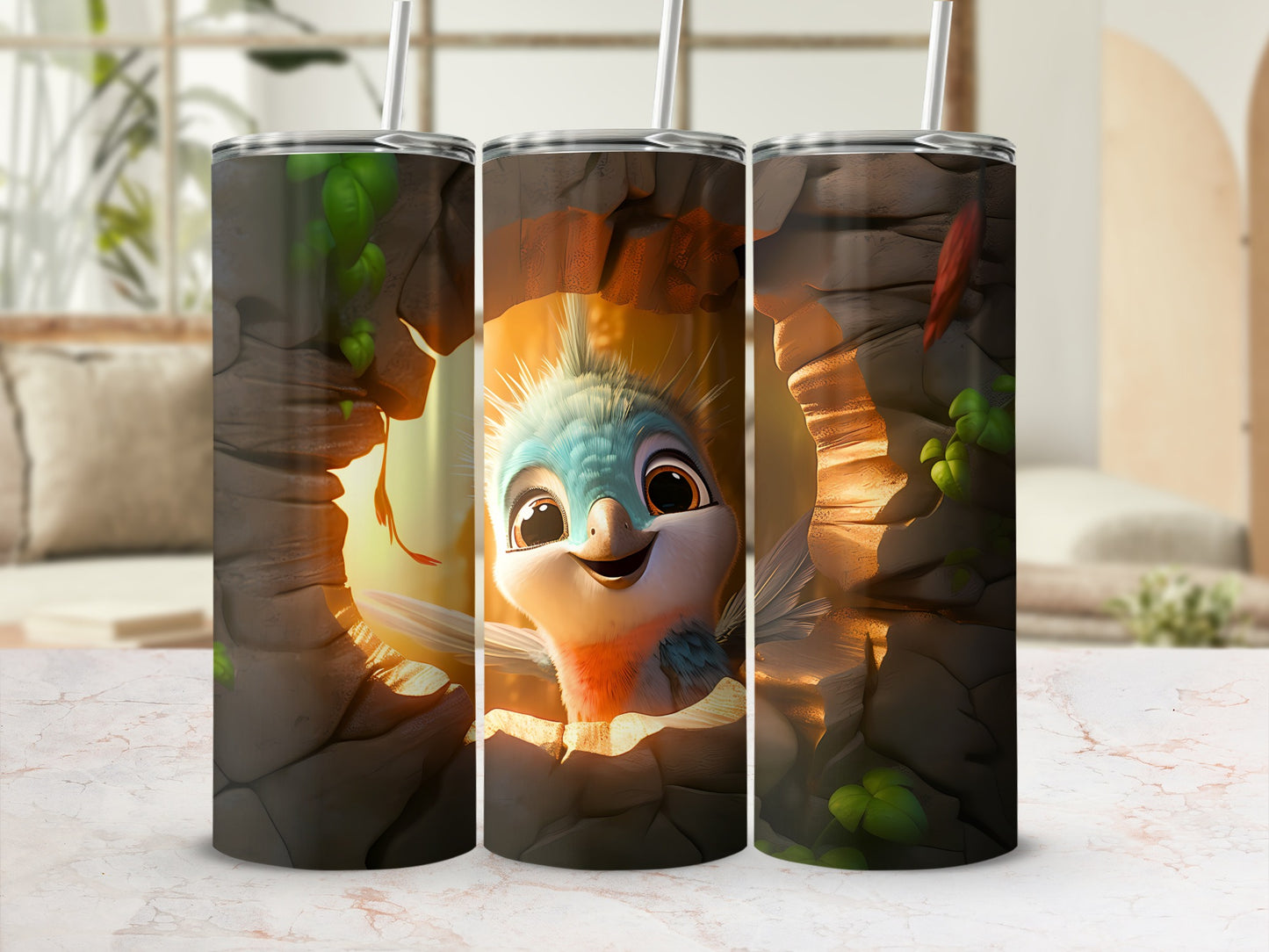 Happy Fantasy Creature Rock Opening Tumbler product type