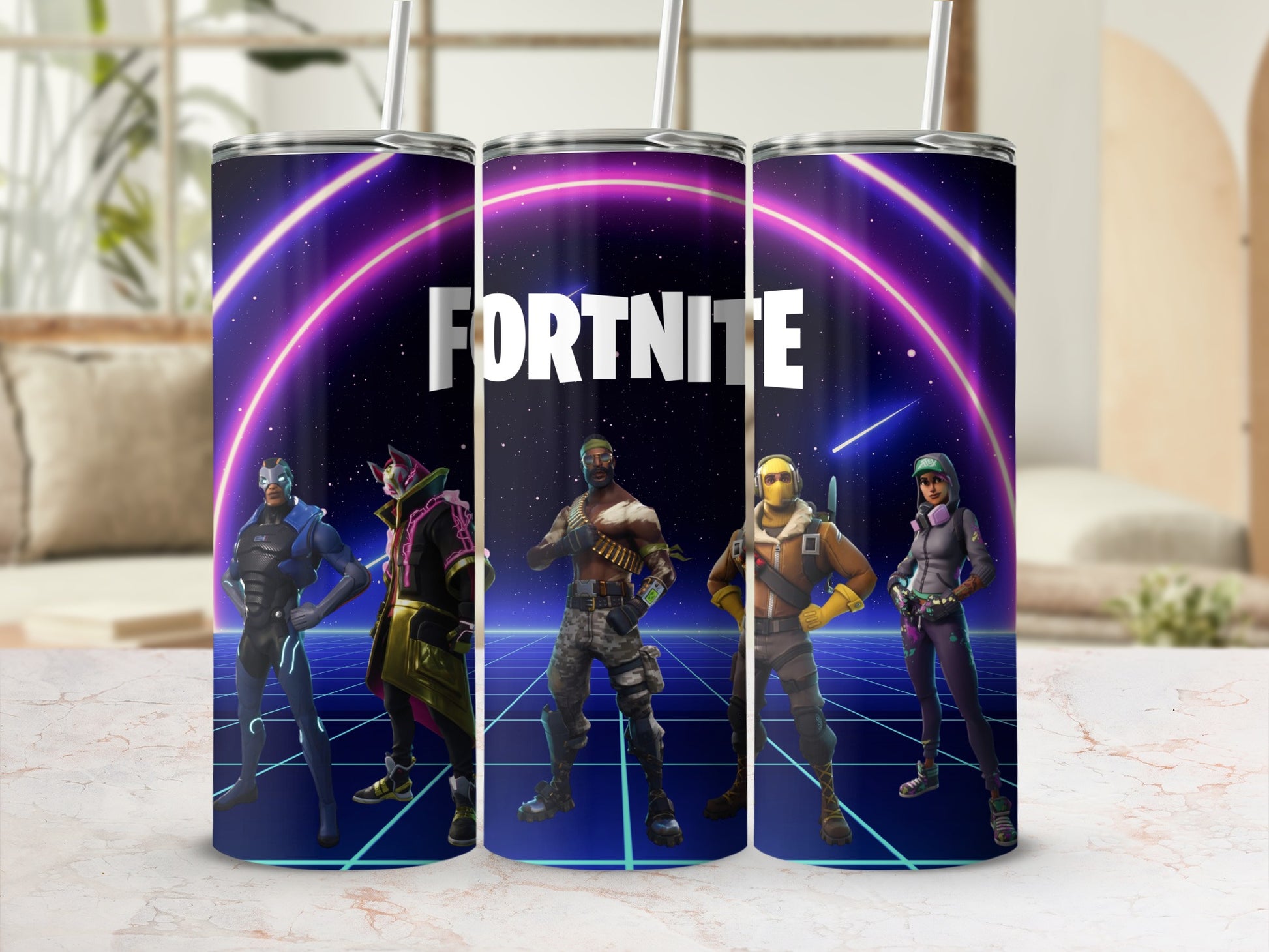 Fortnite Video Game Characters Tumbler Cup
