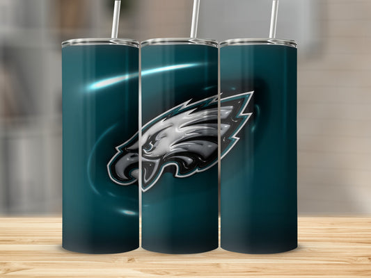 Philadelphia Eagles Logo with Lighting Detail Tumblers