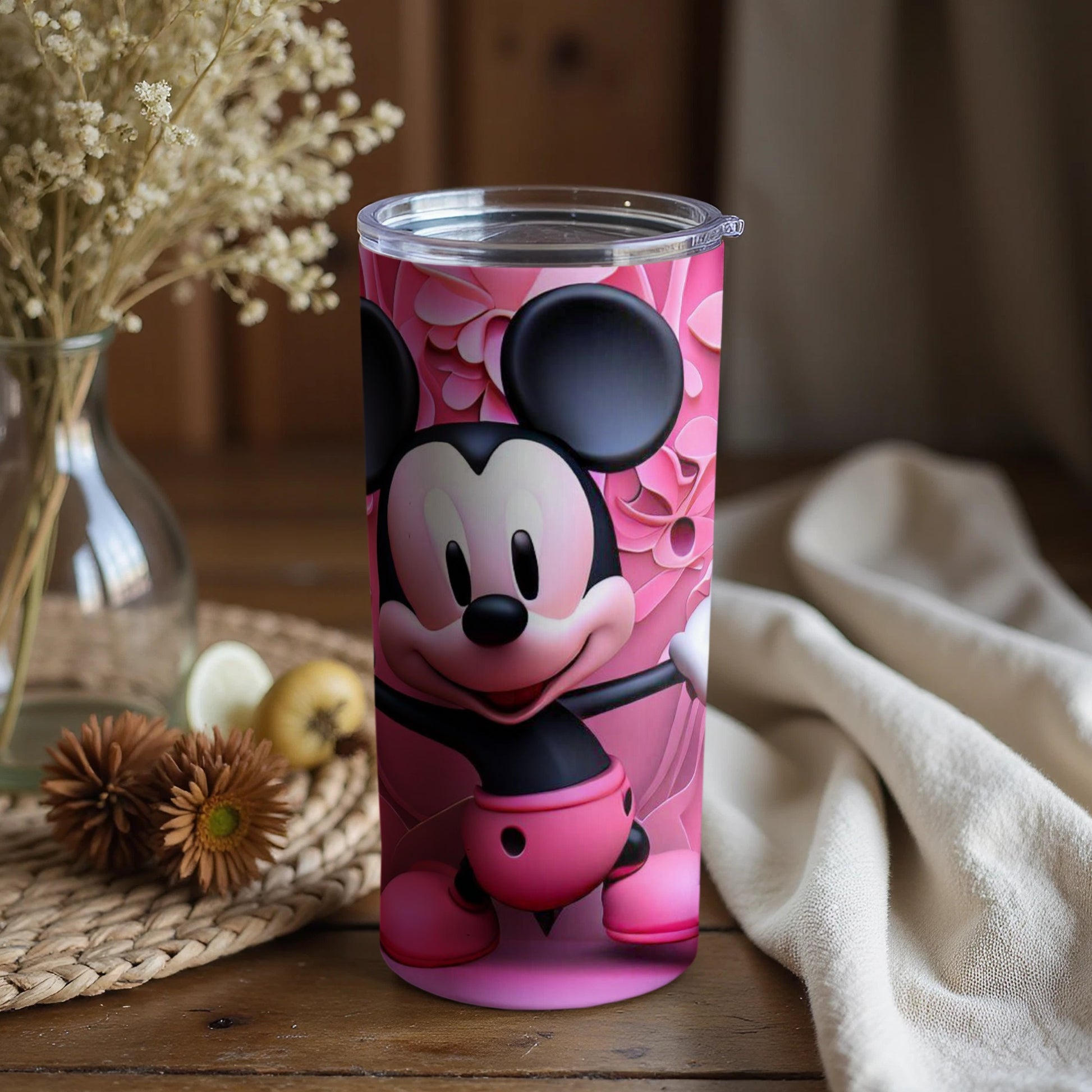Adorable Cartoon Character Themed Tumbler for Kids