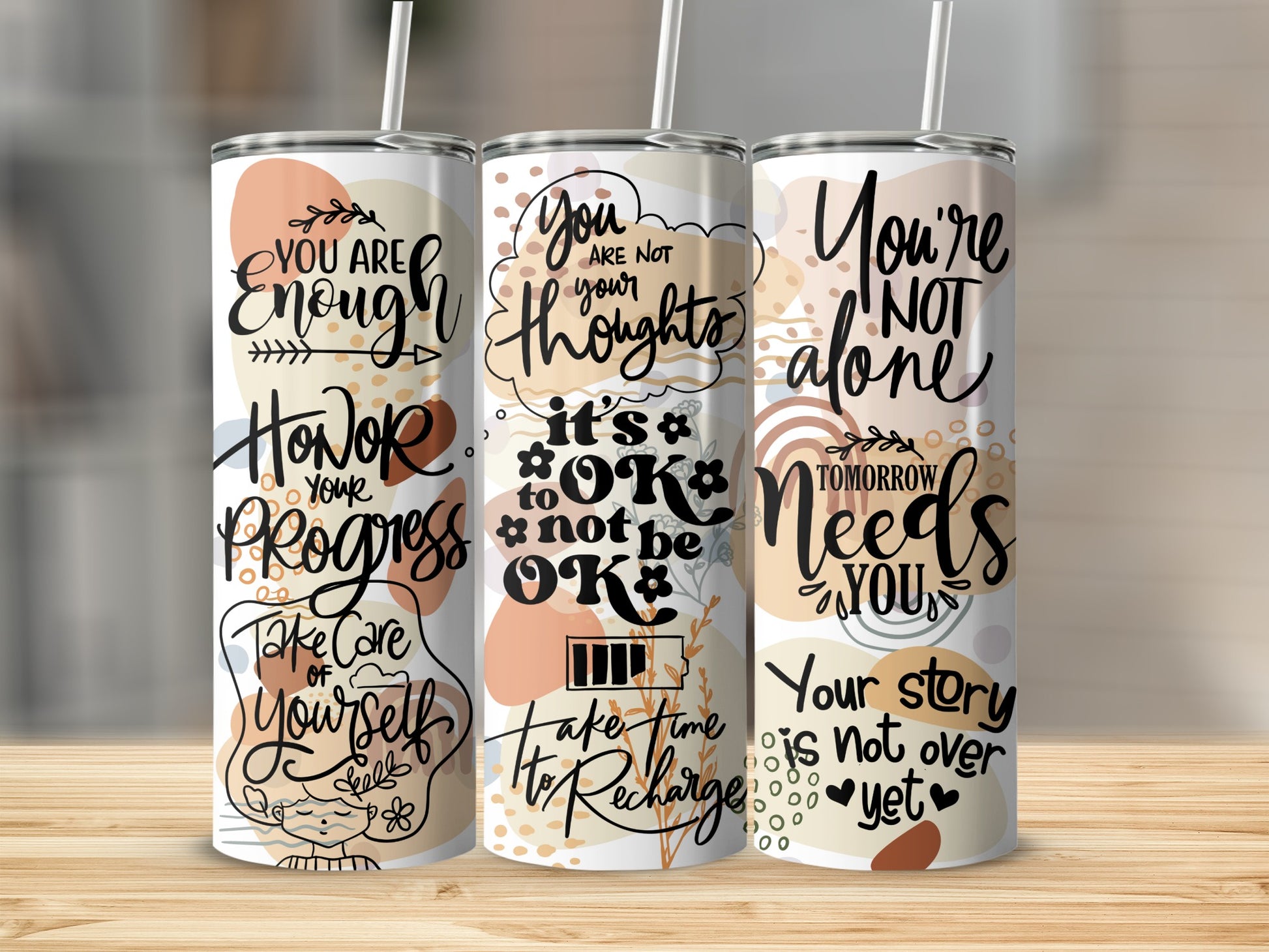 Inspirational Quotes Motivational Stainless Steel Tumblers