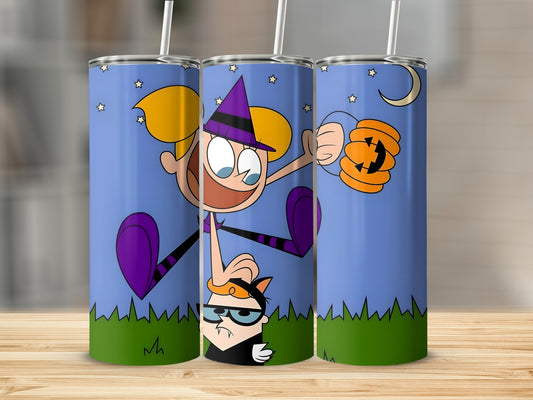 Cartoon Character Halloween Design Tumbler Product