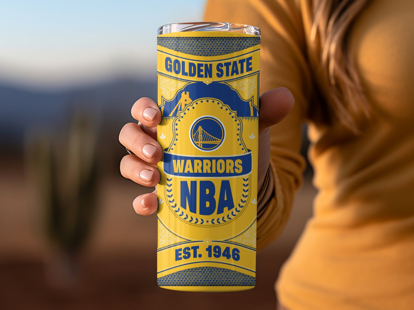 Golden State Warriors NBA Est 1946 Licensed Tumbler