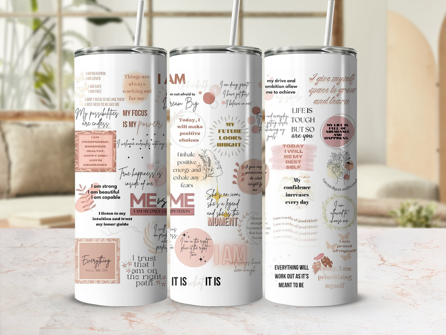 Motivational and Inspirational Quotes Tumbler Cup
