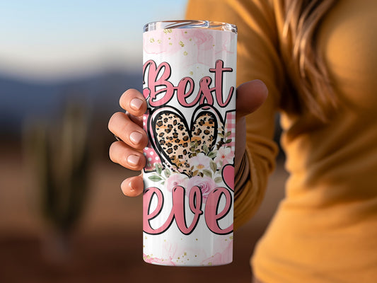 Best Ever Flower Leopard Print Travel Mug Product