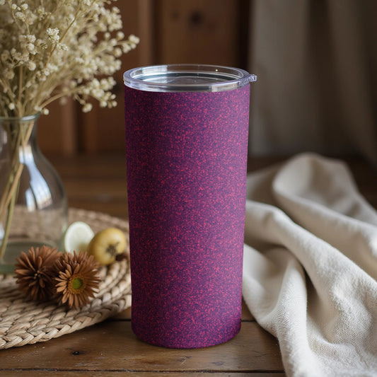 Purple Patterned Insulated Tumbler for Everyday Use