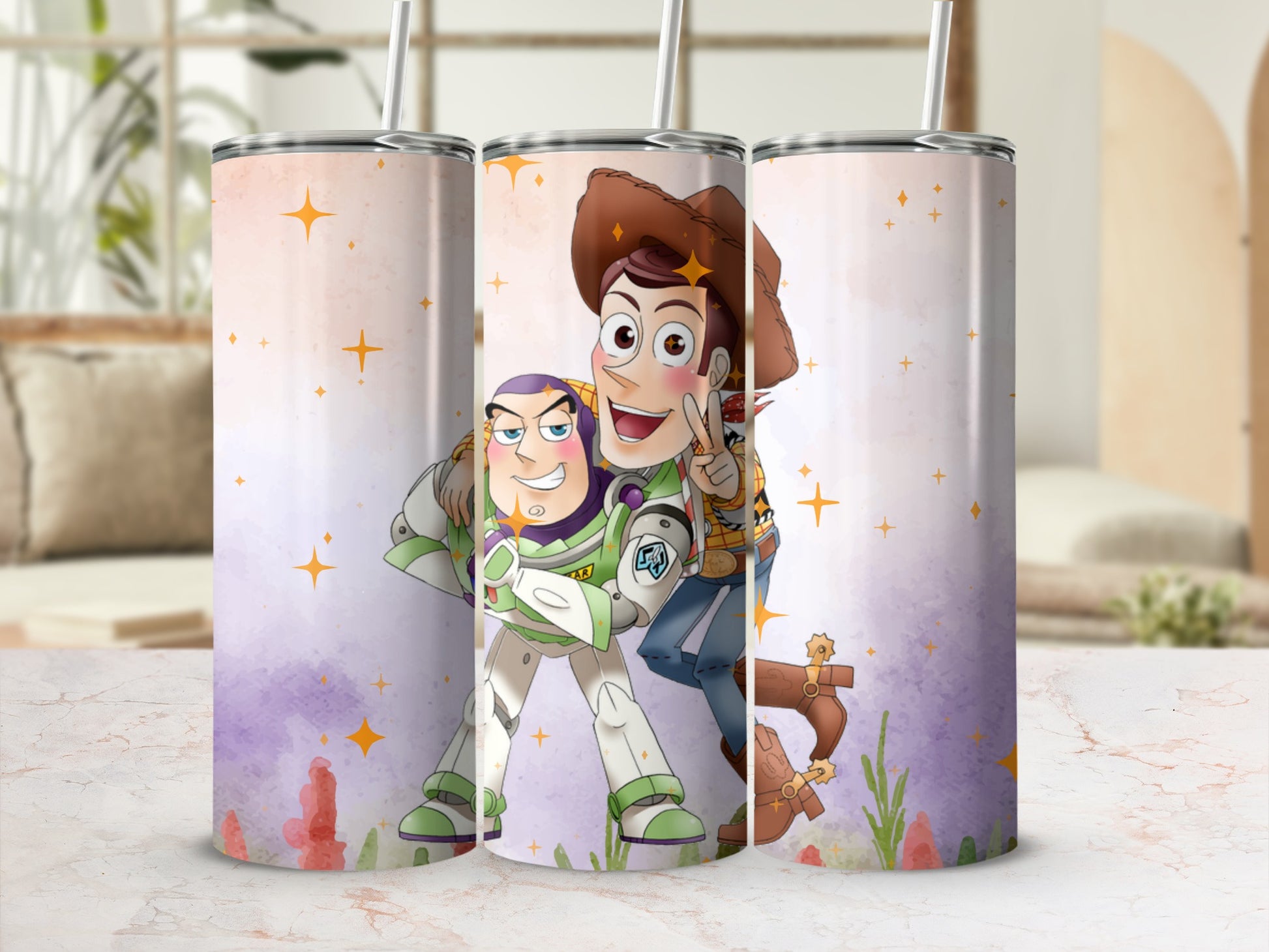 Cute Animated Characters Stainless Steel Tumbler