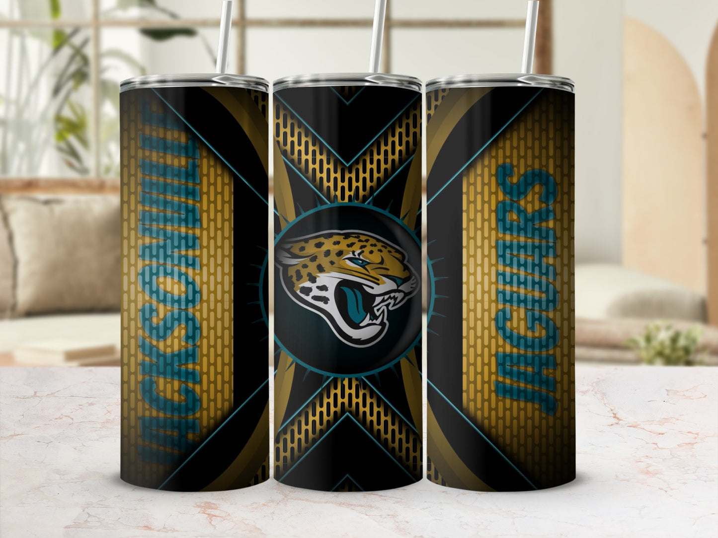 Jacksonville Jaguars NFL Football Team Logo Tumblers