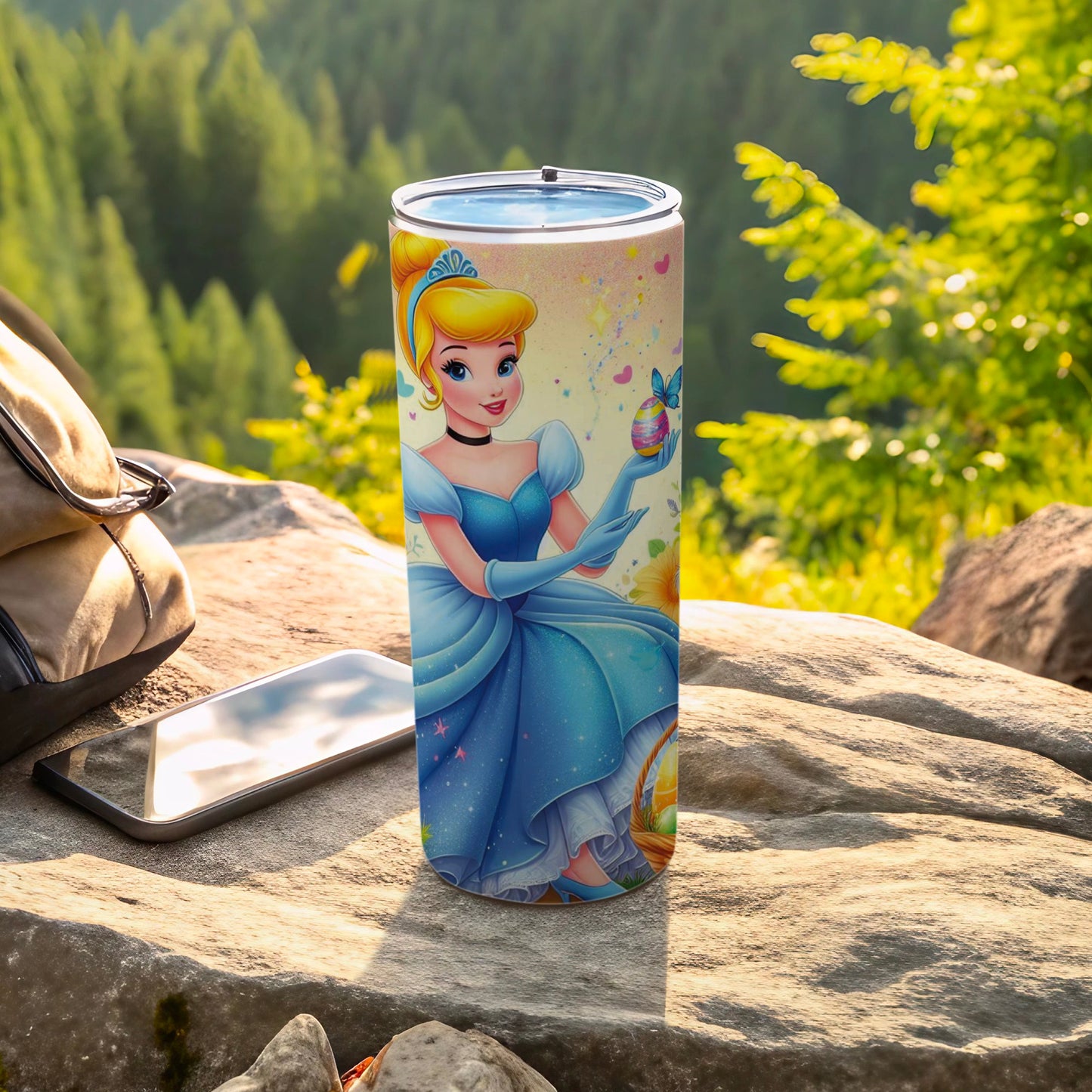 Cinderella Princess Blue Dress Easter Egg Tumbler product type