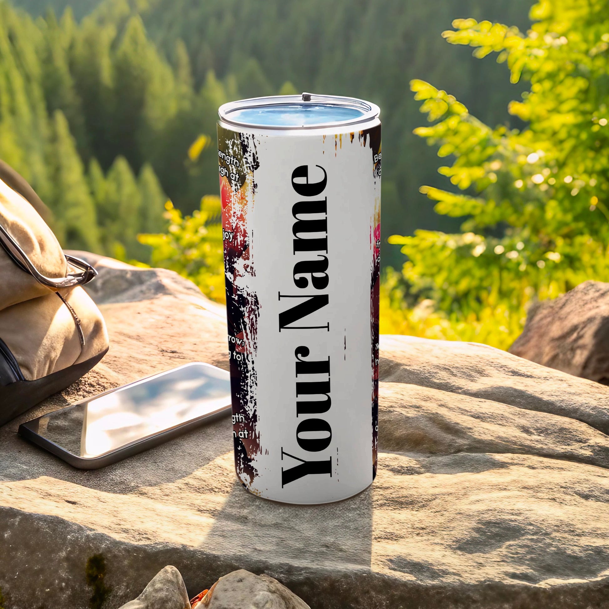 Personalized Custom Name Tumbler for Outdoor Trips