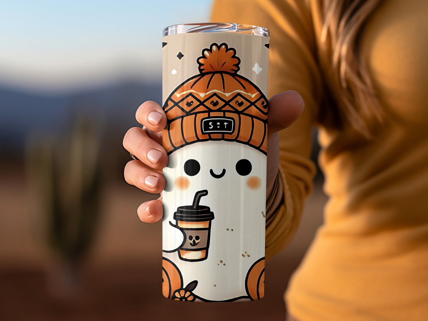 Cute Winter Themed Insulated Travel Tumbler