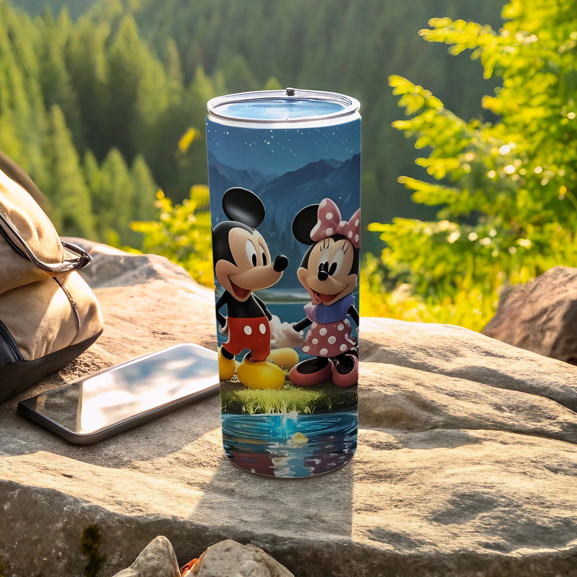 Mickey and Minnie Mouse Tumbler for Outdoor Adventures