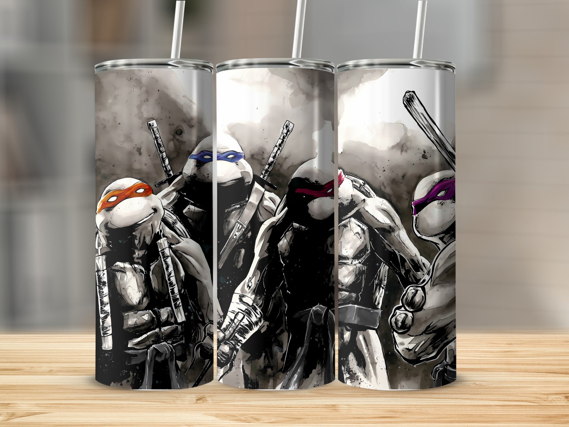 Teenage Mutant Ninja Turtles Tumbler with Straws