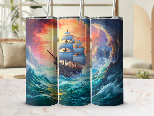 Pirate Ship Tumbler Ocean Waves Stormy Sky Dramatic Art product type
Tumbler
Pirate Ship
Ocean Waves
Stormy Sky
Sailing Art
Sea Voyage
Dramatic Scene
Ship Design
Adventure Theme
Marine Art
Fantasy Ship
Epic Ocean
Drinkware
Beverage Holder
Tumbler Art
Gift Idea
Nautical
Ocean Theme
Vibrant Colors
Travel Mug