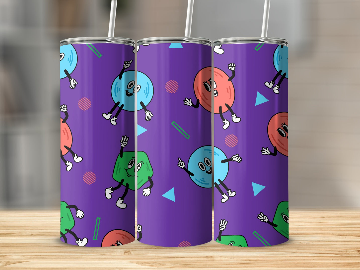 Colorful Cartoon Character Pattern Tumbler product