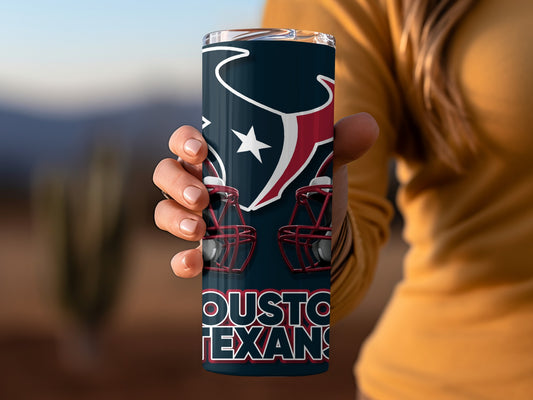 Houston Texans Helmets Graphic Design Football Team Tumblers