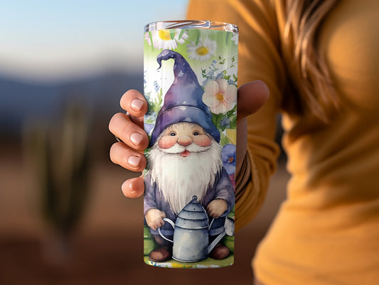 Cute Garden Gnome Tall Tumbler for All Beverages