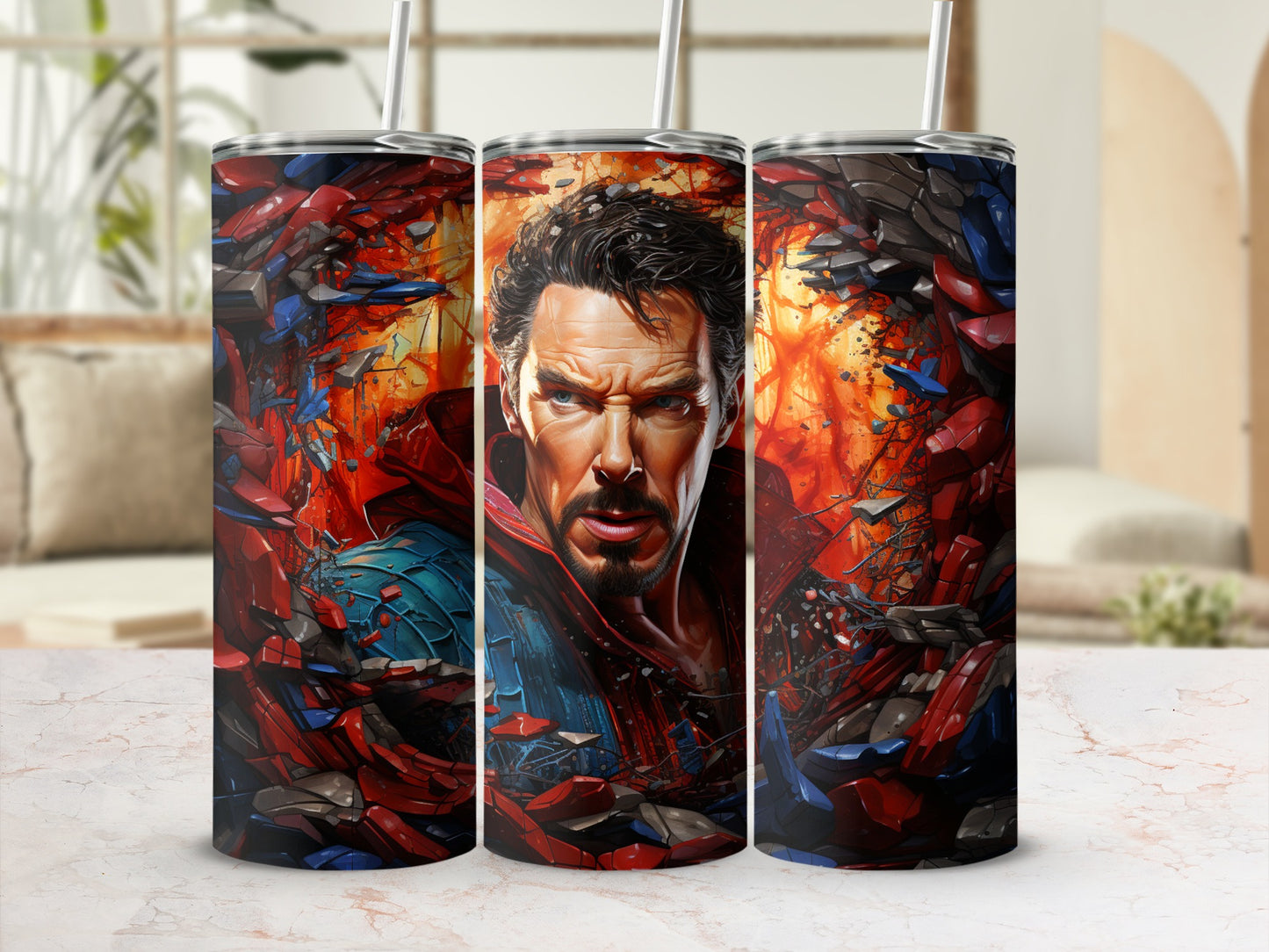 Heroic Character Artwork Insulated Tumbler Cup