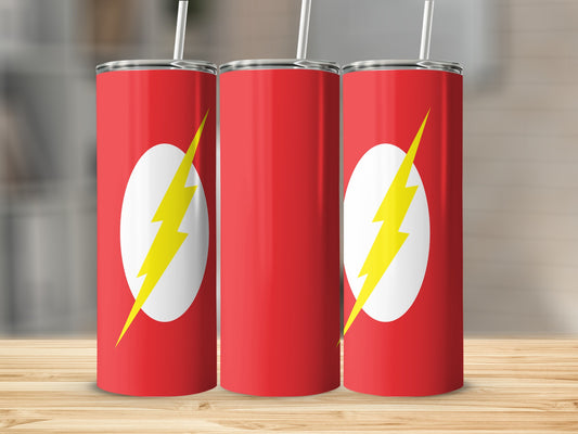 The Flash Logo Double Circle Lightening Tumblers