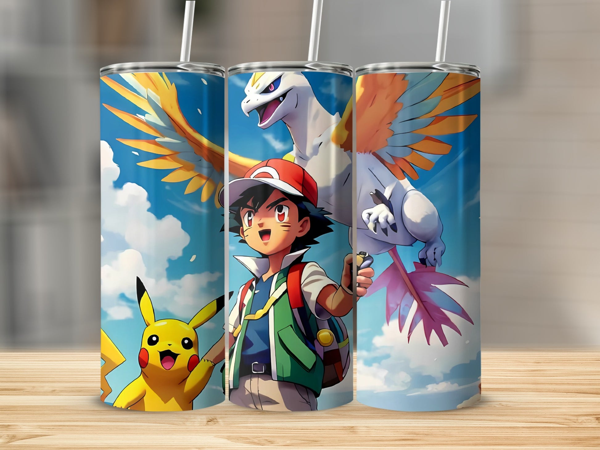 Colorful Anime Characters Themed Tumbler Set Product