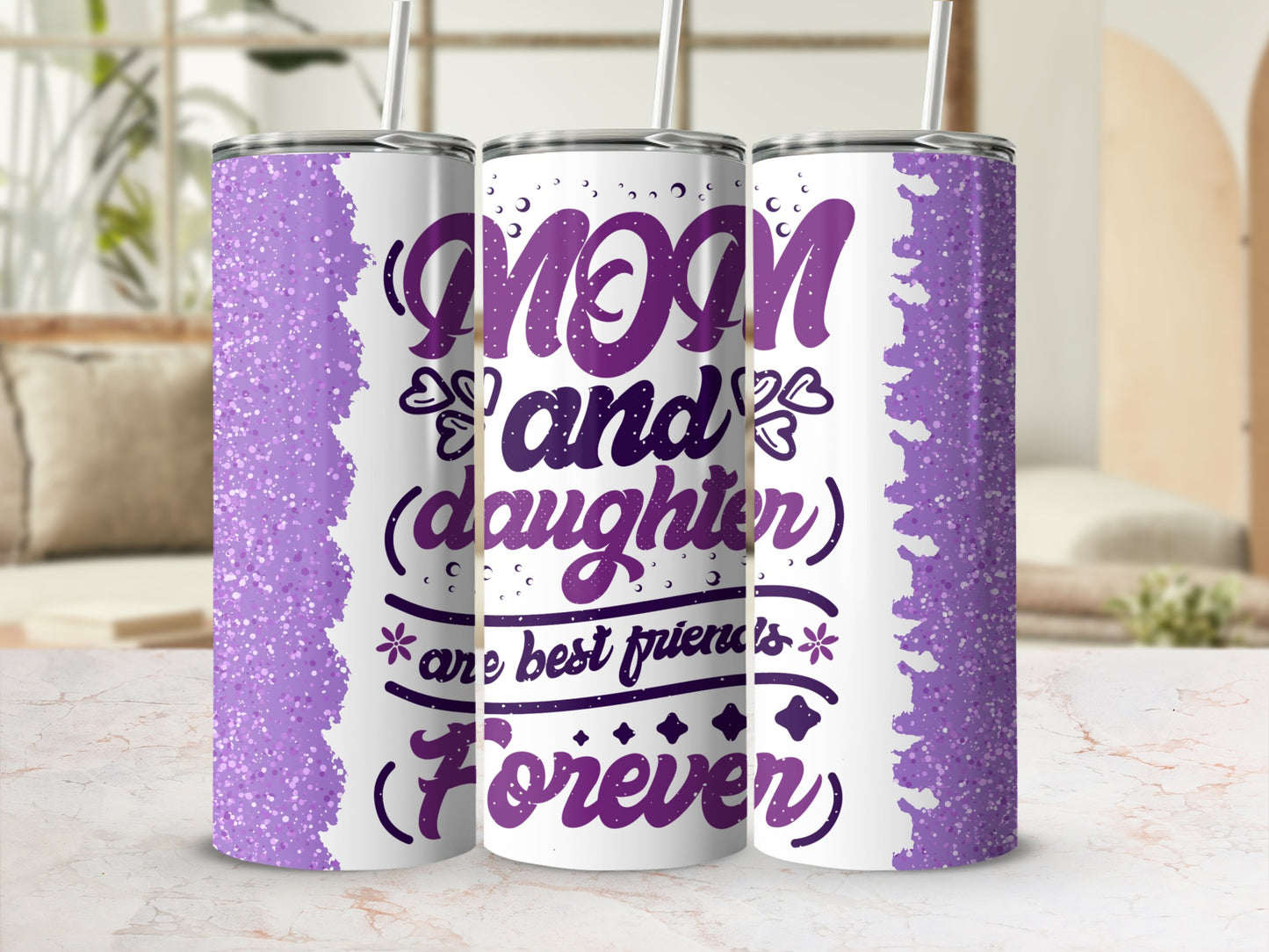 Mom and Daughter Best Friends Forever Tumbler